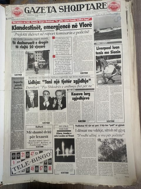 Gazeta Shqiptare 1996-11-01